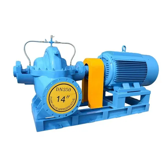 Horizontal Anti-Corrosive Single-Stage Double-Suction Energy-Efficientchemical Centrifugal Sewage Pump for Chloride Evaporation Forced Circulating with ISO/CE