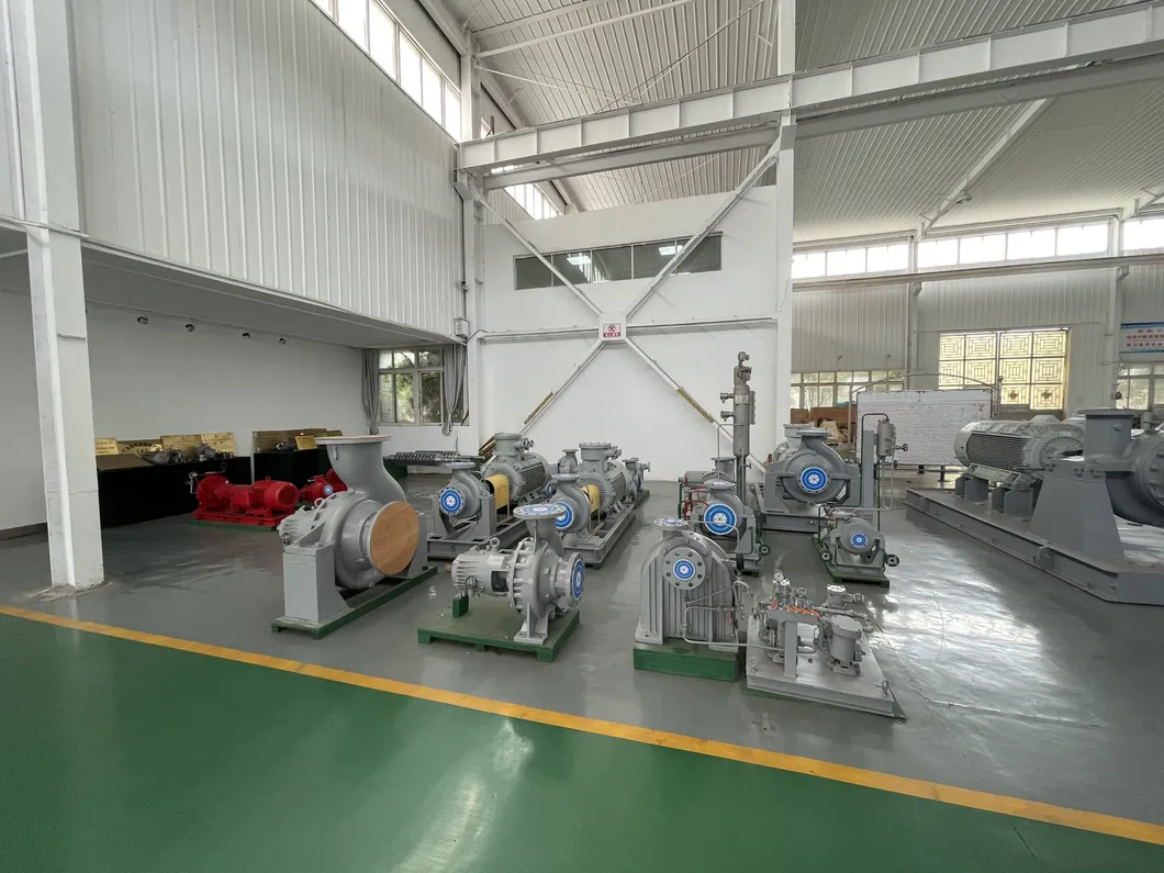 Horizontal Anti-Corrosive Single-Stage Double-Suction Energy-Efficientchemical Centrifugal Sewage Pump for Chloride Evaporation Forced Circulating with ISO/CE