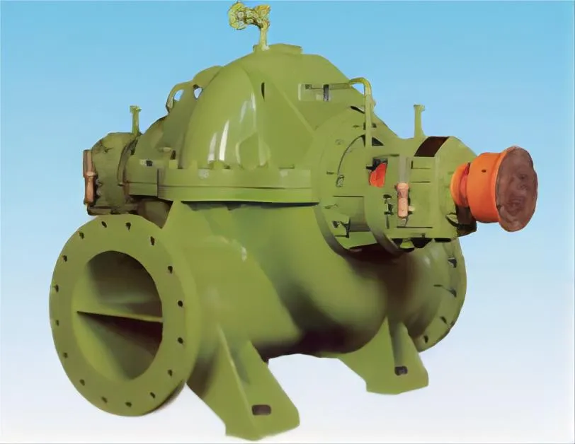 Horizontal Sweage Single-Stage Double-Suction Corrosion-Resist Chemical Centrifugal Sewage Pump for Chloride Evaporation Forced Circulating with ISO/CE