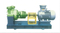 Kangqiao Horizontal Anti-Corrosive Chemical Single Suction Singlestage Centrifugal Oil Process Pump for Chloride Evaporation Forced Circulating with ISO